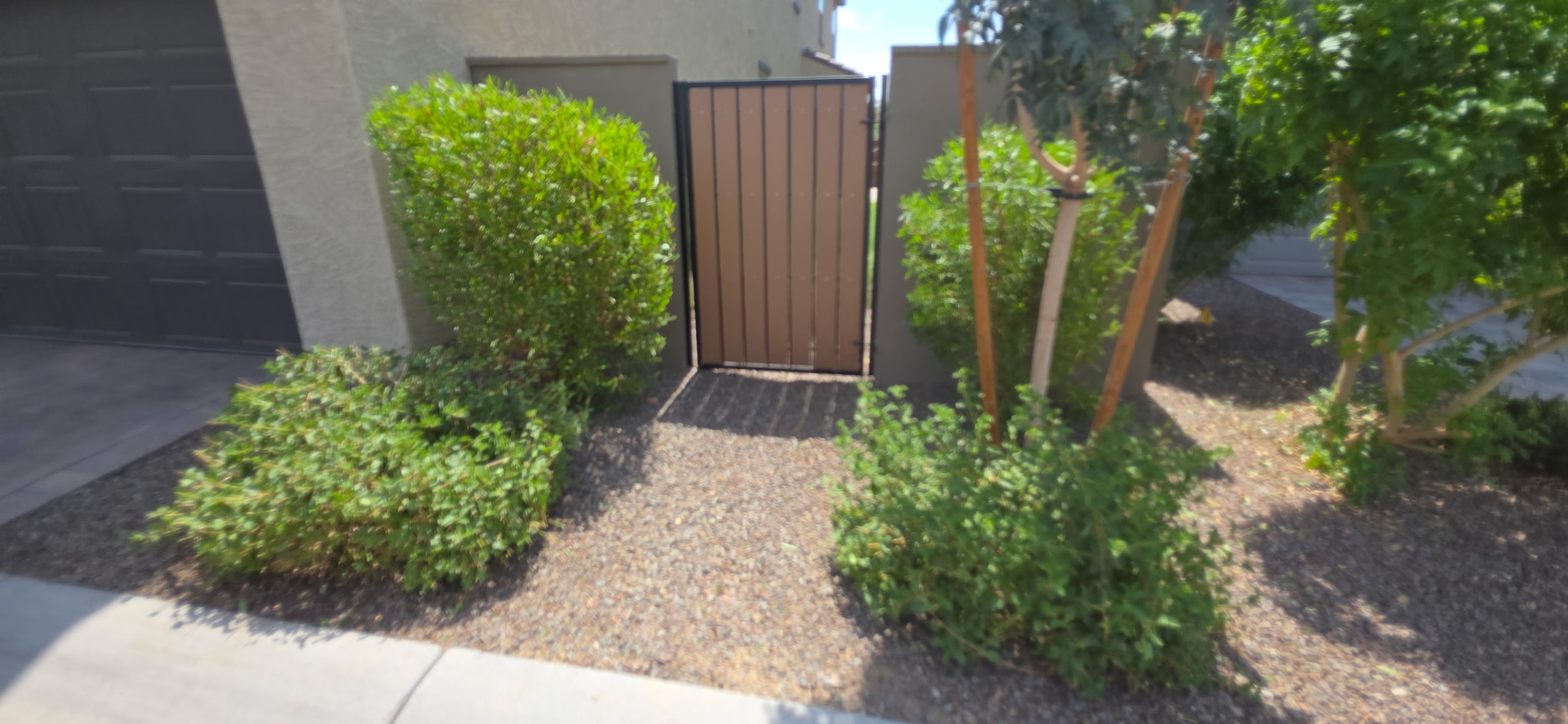 After landscaping service in Glendale Arizona by Smiley's Landscaping LLC